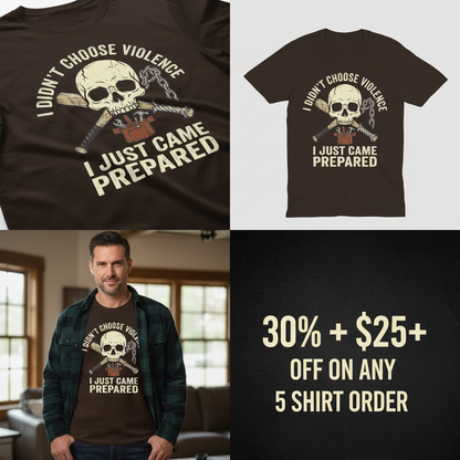 Prepared for Anything Skull T-Shirt_4_panel