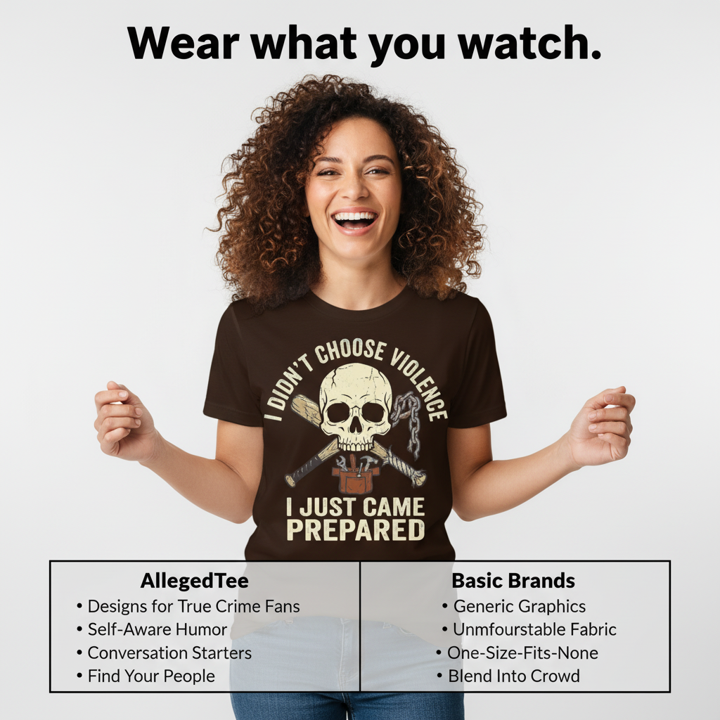 Prepared for Anything Skull T-Shirt_product_table