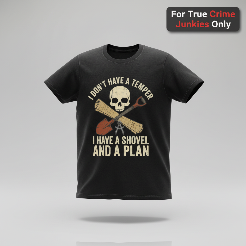 Shovel and a Plan Dark Humor T-Shirt_3d_float