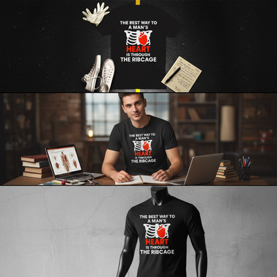 Ribcage Heartbreaker T-Shirt_3_model