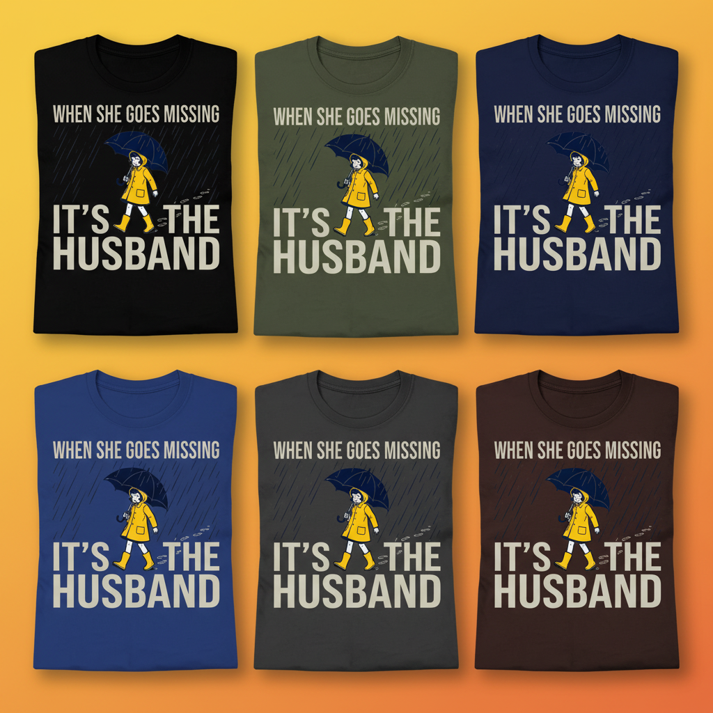 It's the Husband T-Shirt_6color_grid