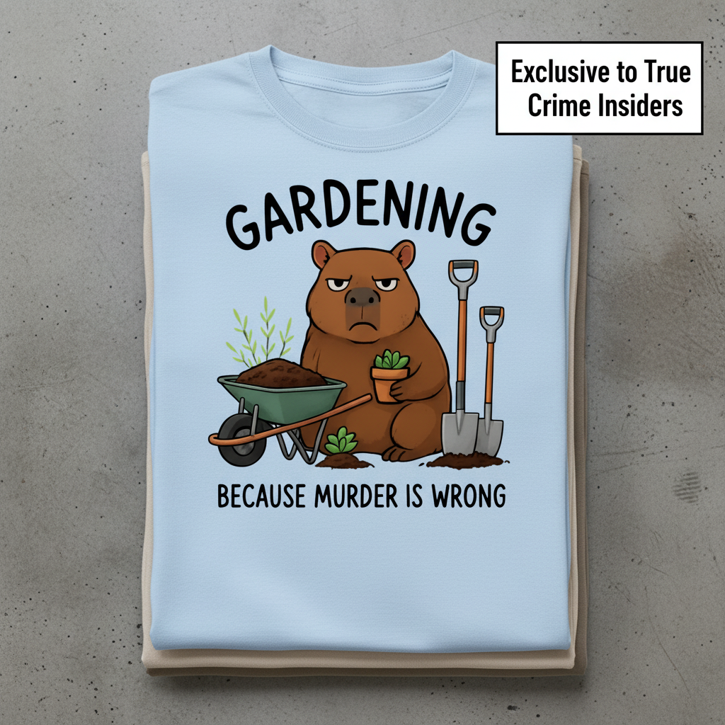 Gardening Bear Justice T-Shirt_stacked_flatlay