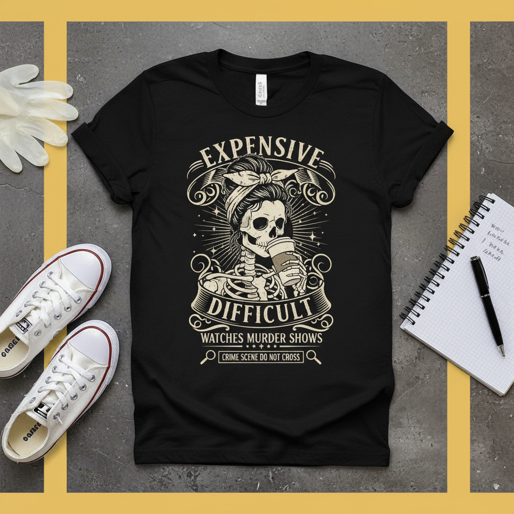 Expensive and Difficult T-Shirt_3_model