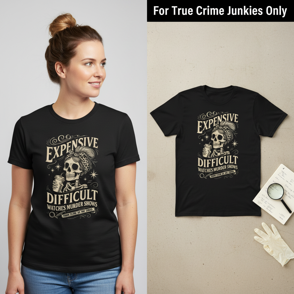 Expensive and Difficult T-Shirt_model_flat