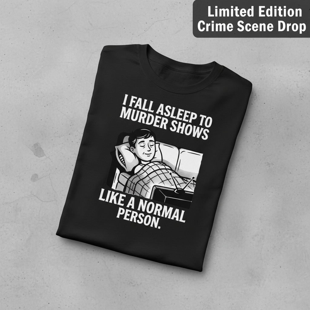 Murder Shows and Chill T-Shirt_fold_tilt
