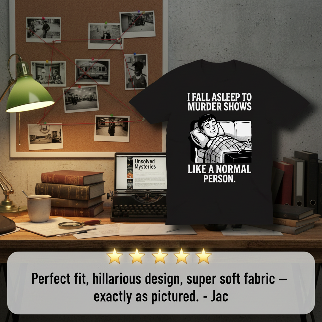 Murder Shows and Chill T-Shirt_review_5star