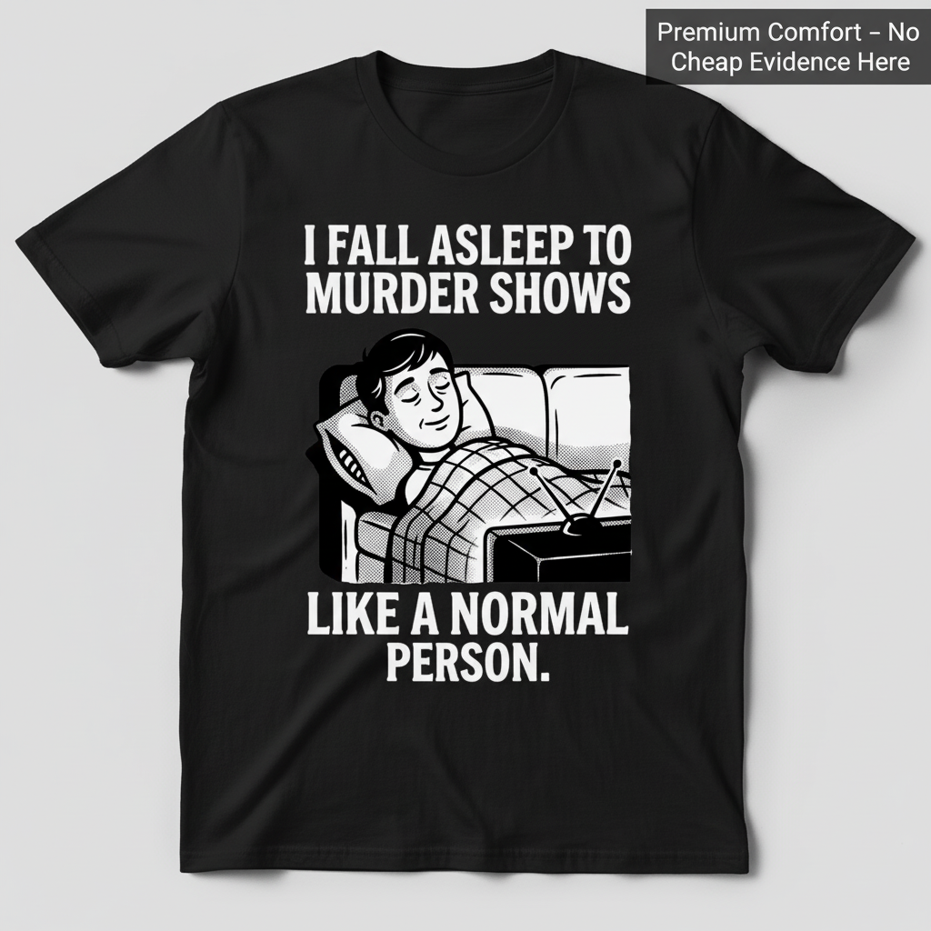 Murder Shows and Chill T-Shirt_clean
