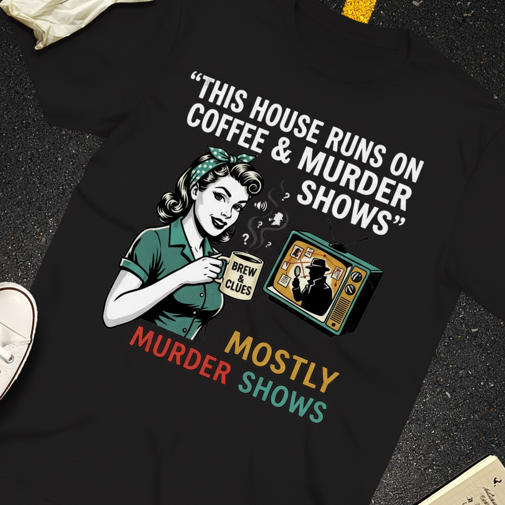Coffee & Murder Shows T-Shirt_extreme_za