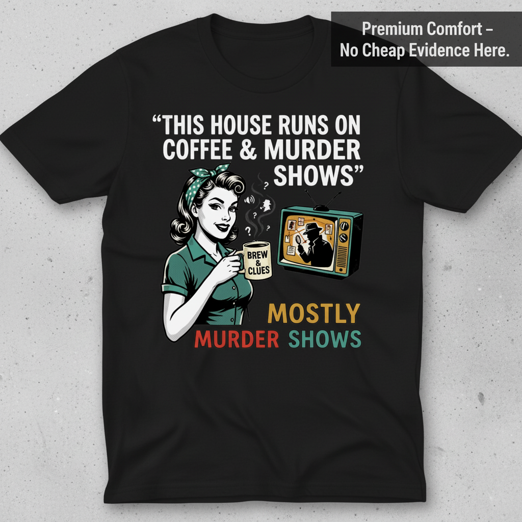 Coffee & Murder Shows T-Shirt_clean