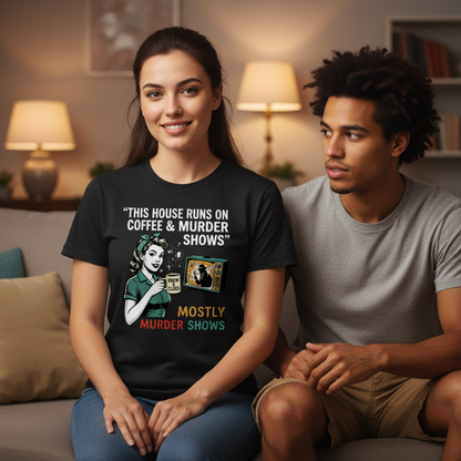 Coffee & Murder Shows T-Shirt_dual_lifestyle