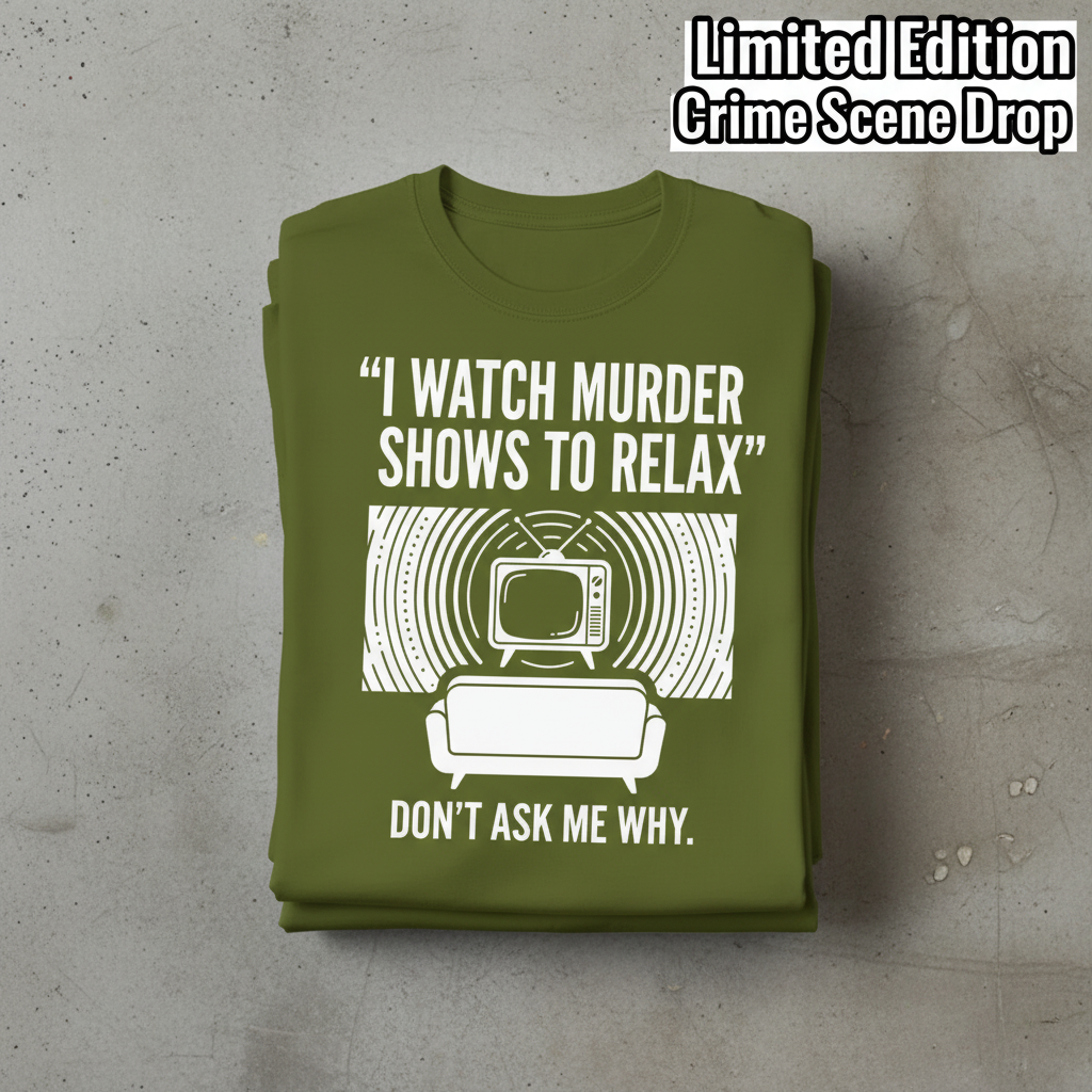 Murder Show Chill T-Shirt_stacked_flatlay