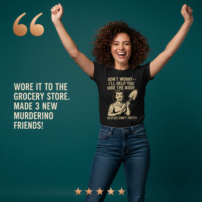 Bestie Loyalty Pact T-Shirt_model_testimonial