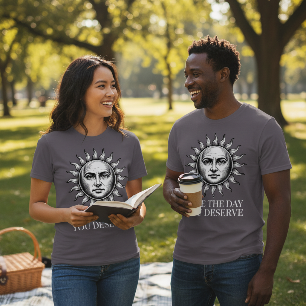Have the Day You Deserve T-Shirt_dual_lifestyle