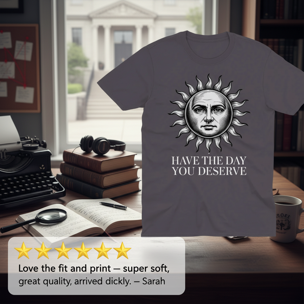 Have the Day You Deserve T-Shirt_review_5star
