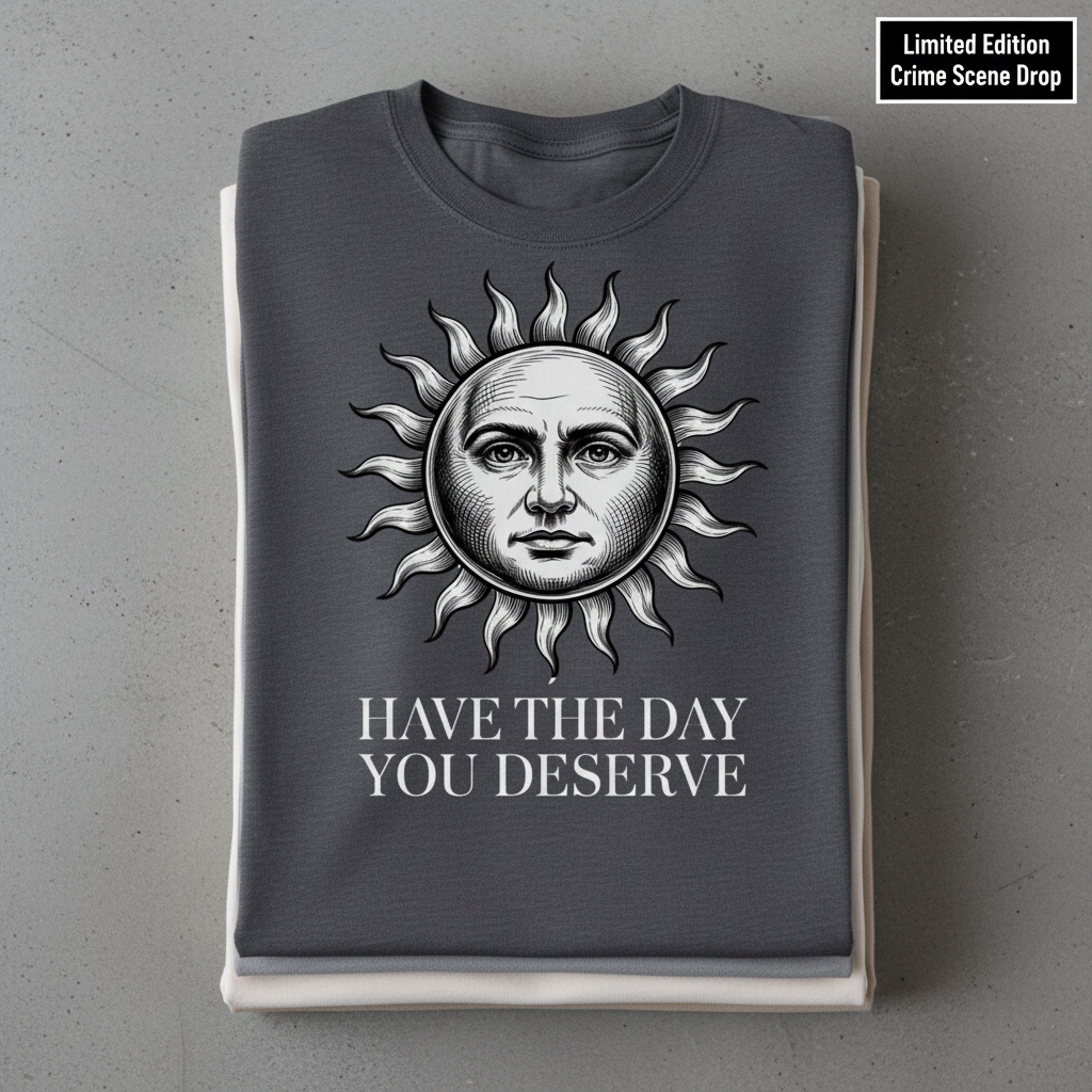 Have the Day You Deserve T-Shirt_stacked_flatlay