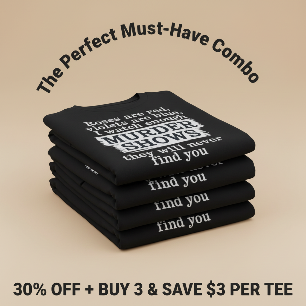 Murder Shows Poetry T-Shirt_stacked_promotion
