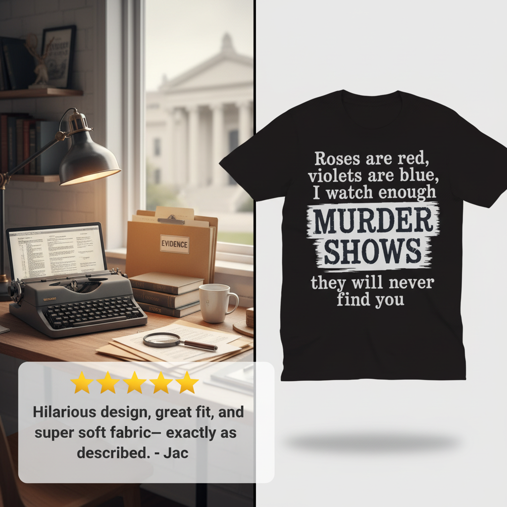 Murder Shows Poetry T-Shirt_review_5star