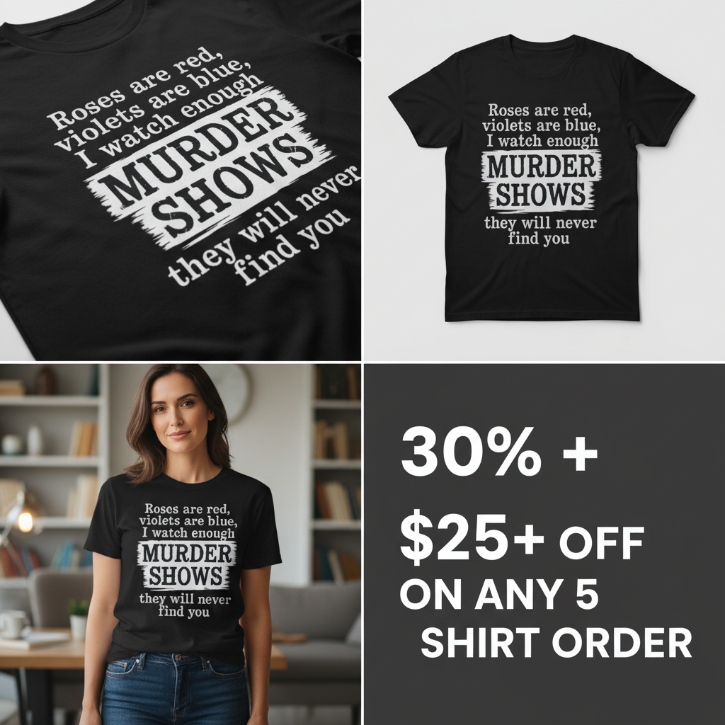 Murder Shows Poetry T-Shirt_4_panel