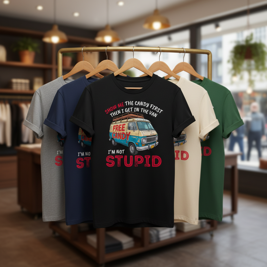 Show Me Stupid T-Shirt_boutique_rack