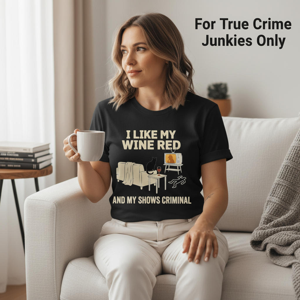 Wine & Crime Lover T-Shirt__lifestyle
