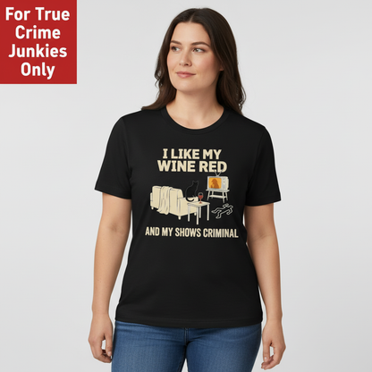 Wine & Crime Lover T-Shirt__hero