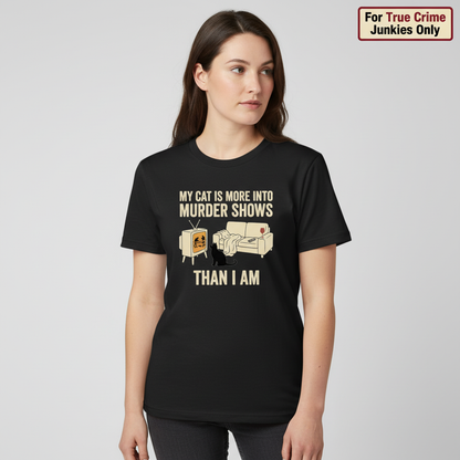 Murder-Show Cat Obsession T-Shirt__hero