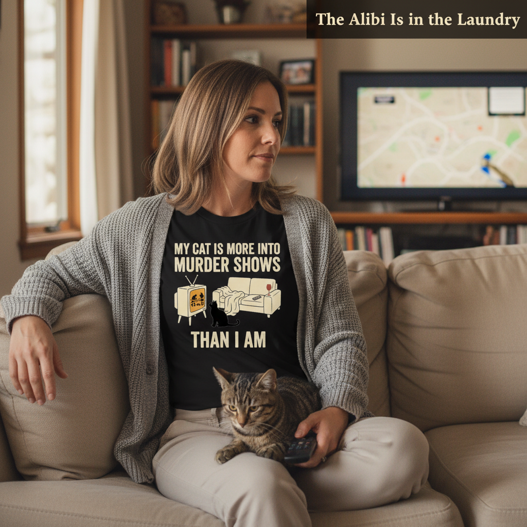 Murder-Show Cat Obsession T-Shirt__use