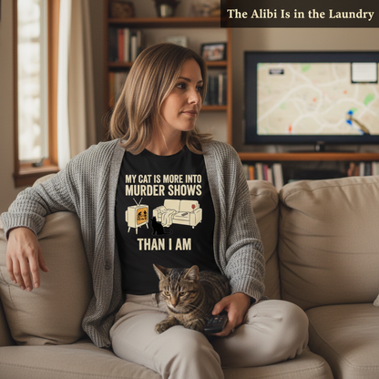 Murder-Show Cat Obsession T-Shirt__use