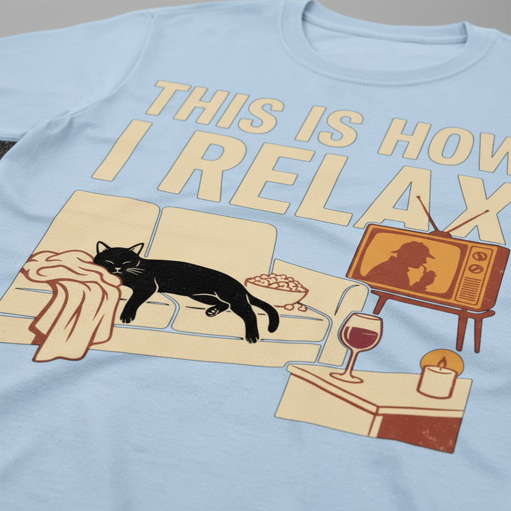 This Is How I Relax T-Shirt__detail