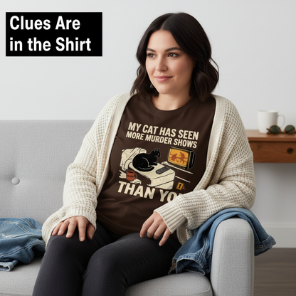 Murder-Show-Loving Cat T-Shirt__pair
