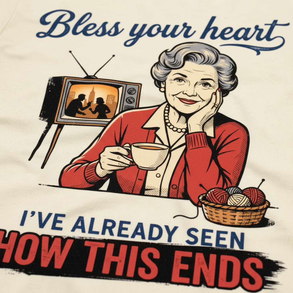 Bless Your Heart How This Ends T-Shirt__detail
