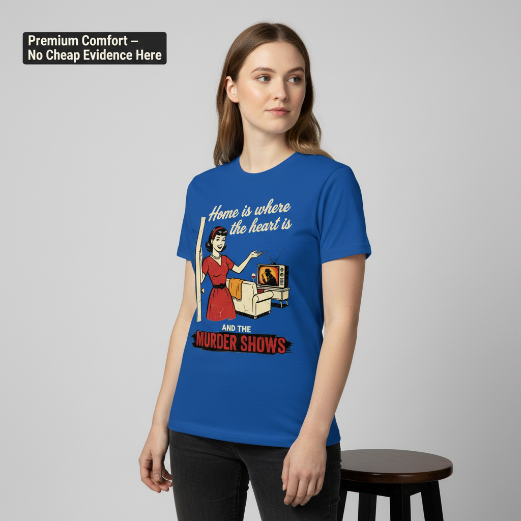Home Is Where the Murder Shows T-Shirt__benefit