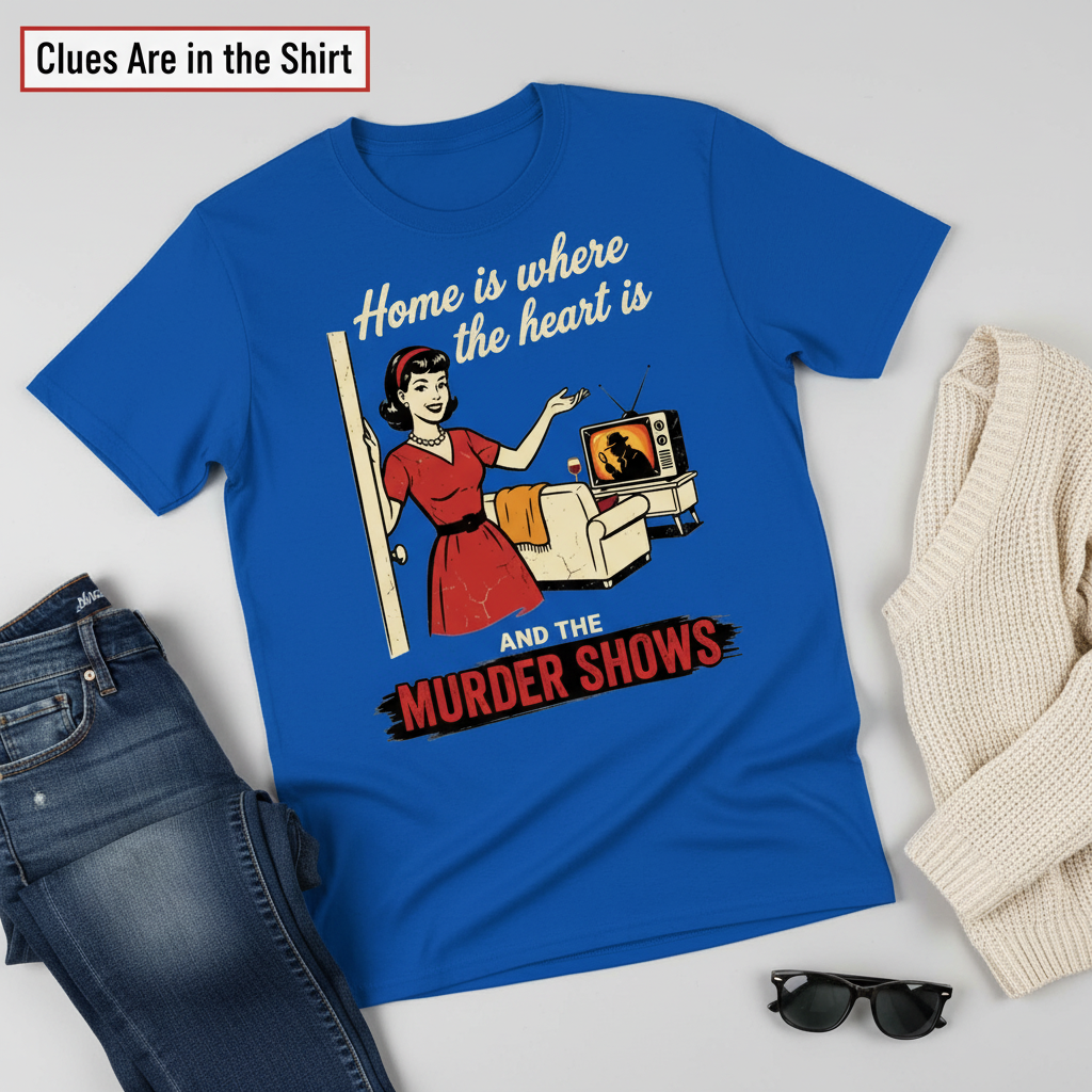 Home Is Where the Murder Shows T-Shirt__pair