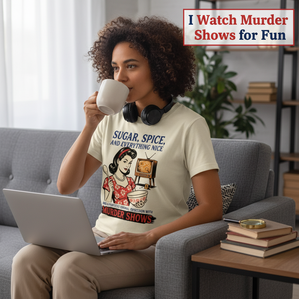 Sugar, Spice & Murder Show Obsession T-Shirt__use