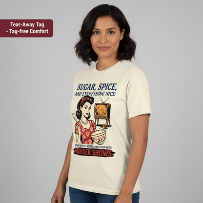 Sugar, Spice & Murder Show Obsession T-Shirt__benefit