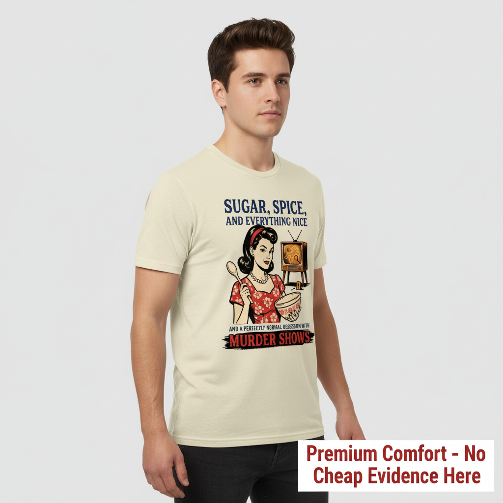 Sugar, Spice & Murder Show Obsession T-Shirt__space