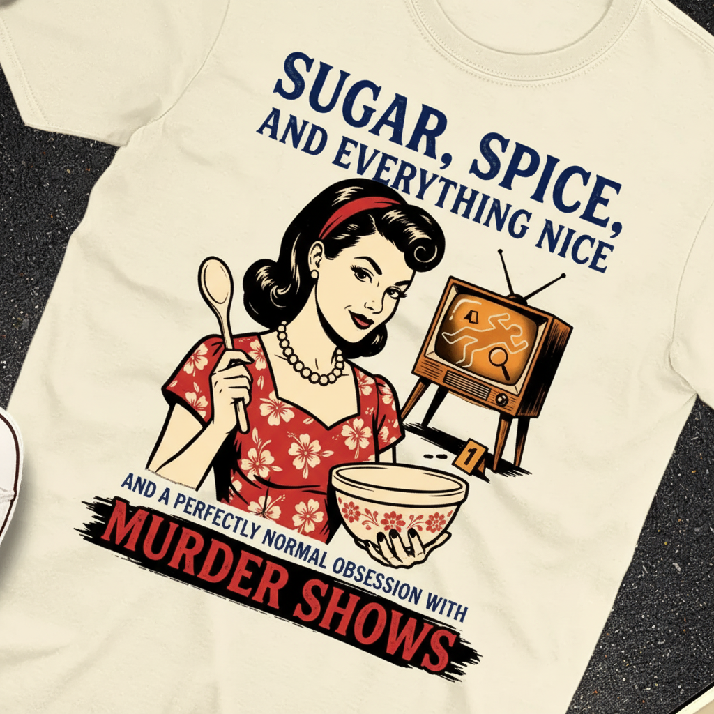 Sugar, Spice & Murder Show Obsession T-Shirt_extreme_za