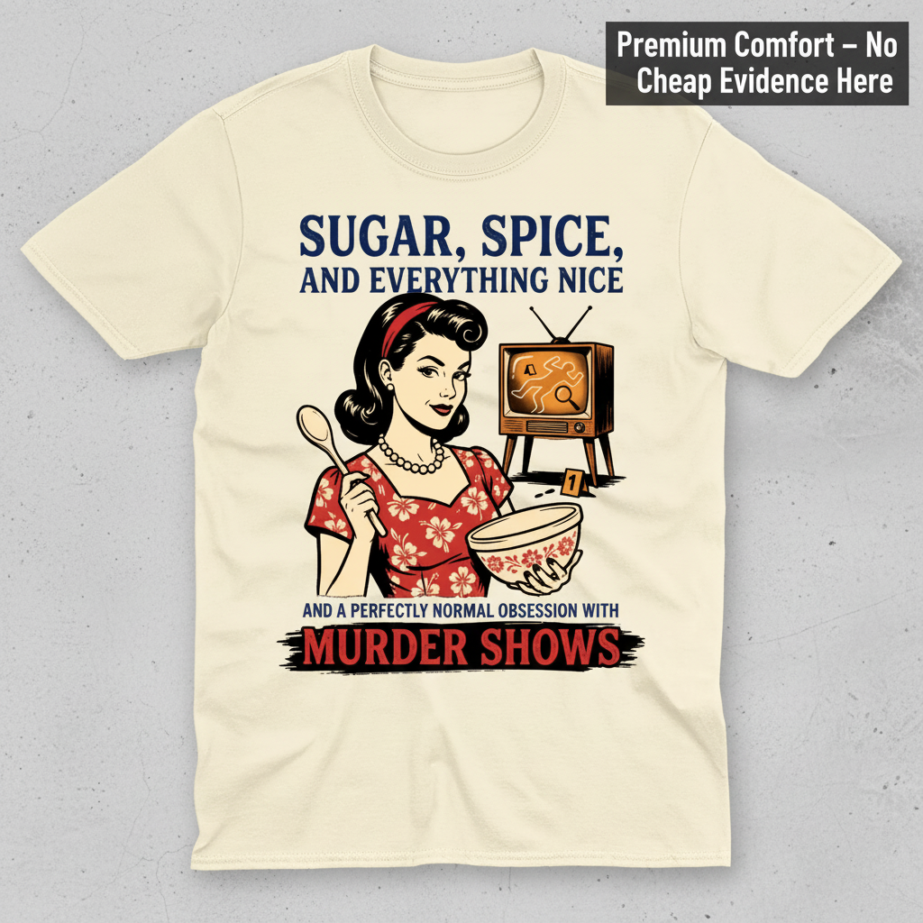 Sugar, Spice & Murder Show Obsession T-Shirt_clean