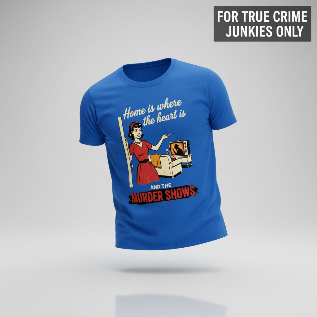 Home Is Where the Murder Shows T-Shirt_3d_float