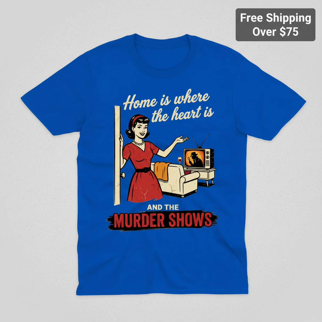 Home Is Where the Murder Shows T-Shirt_clean
