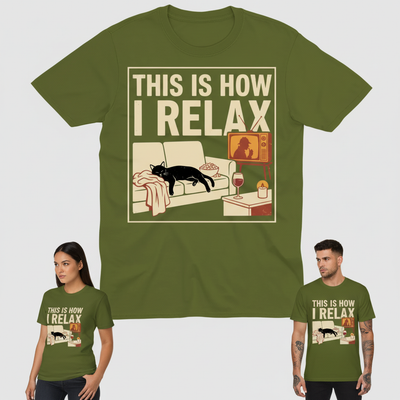 This Is How I Relax T-Shirt_3_model