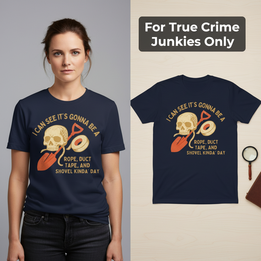 Rope, Tape & Shovel Day T-Shirt_model_flat