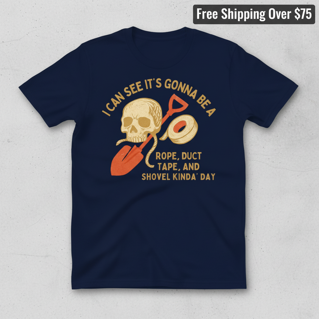Rope, Tape & Shovel Day T-Shirt_clean