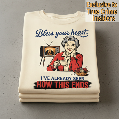 Bless Your Heart How This Ends T-Shirt_stacked_flatlay
