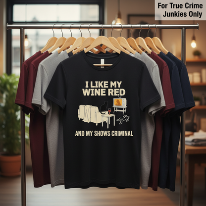 Wine & Crime Lover T-Shirt_boutique_rack