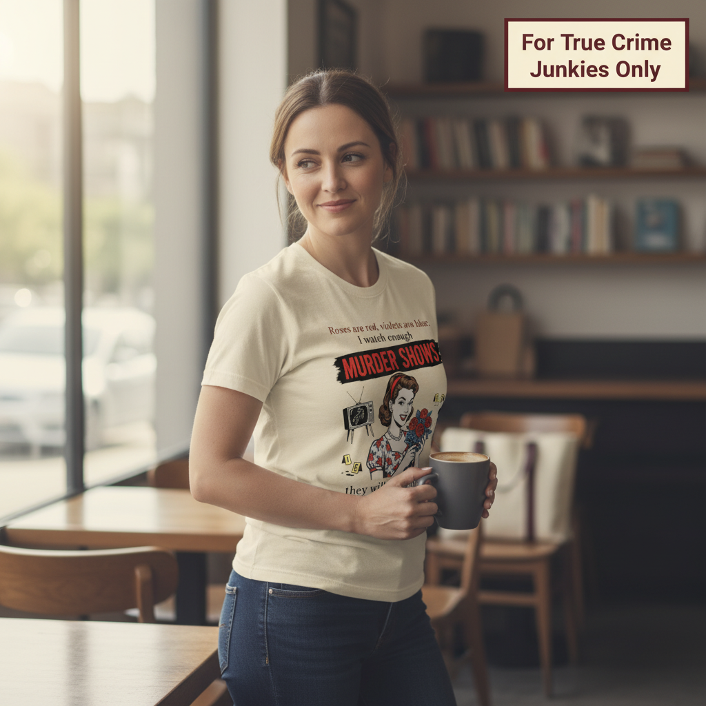 Murder Shows Retro Humor T-Shirt__lifestyle