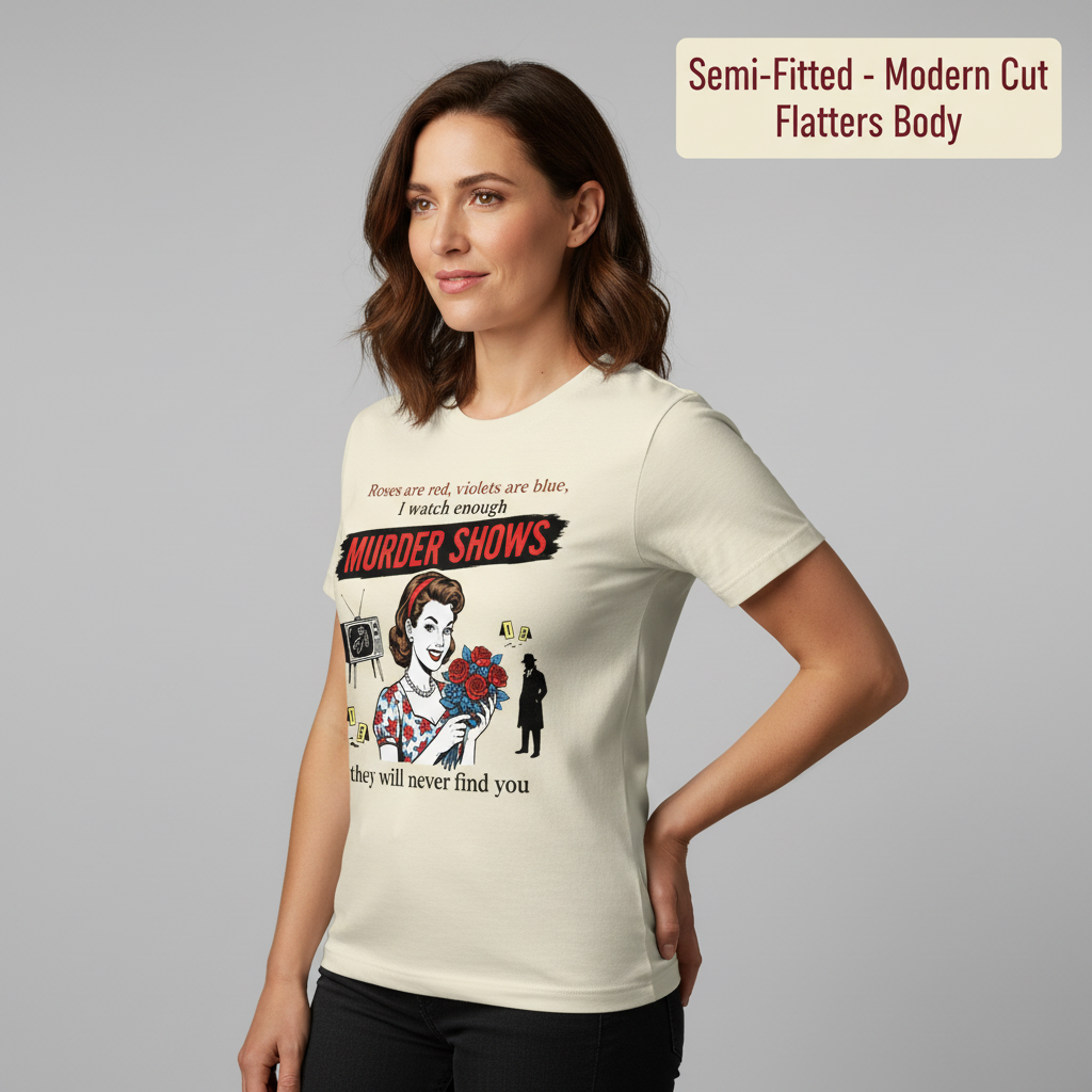 Murder Shows Retro Humor T-Shirt__benefit