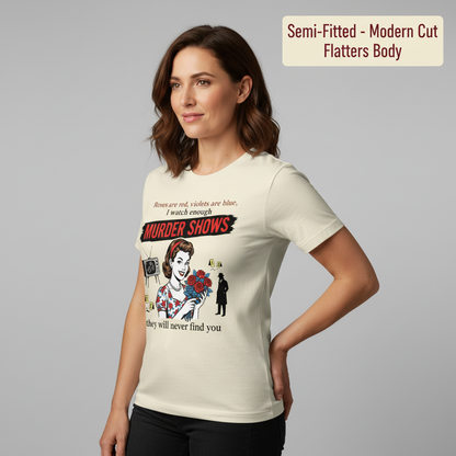 Murder Shows Retro Humor T-Shirt__benefit