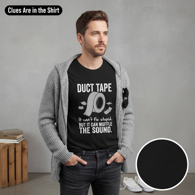 Duct Tape Muffles the Sound T-Shirt__pair