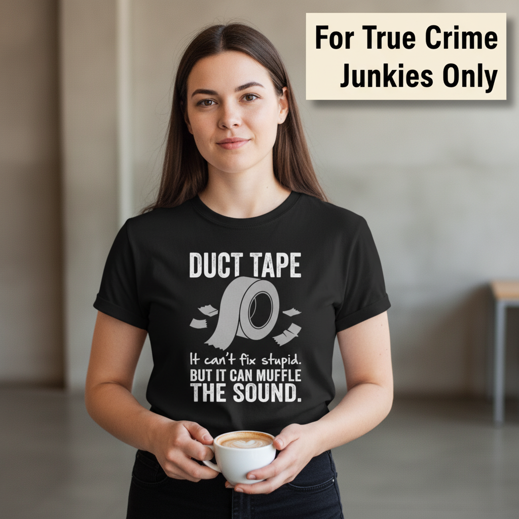 Duct Tape Muffles the Sound T-Shirt__lifestyle